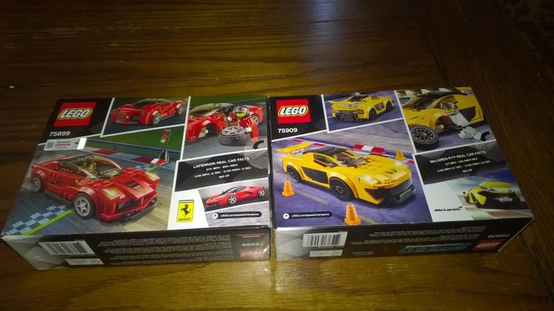 Illustration for article titled LEGO Speed Champions McLaren P1 and Ferrari LaFerrari